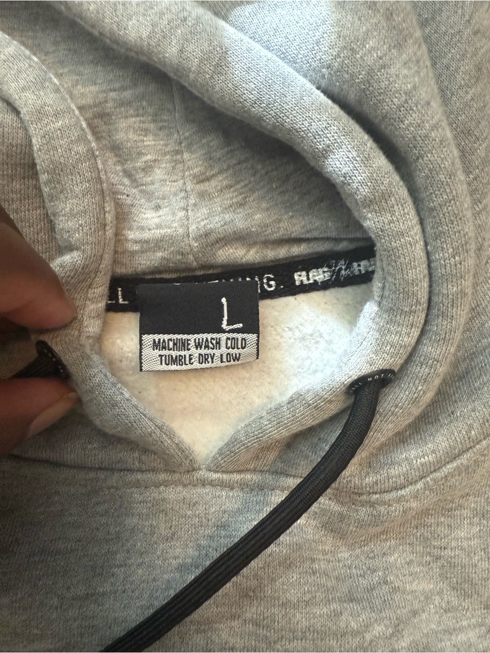 Flag Nor Fail grey hoodie - Picture 3 of 3